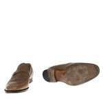 Mocassim-Gucci-GG-Interlocking-Couro-Caramelo