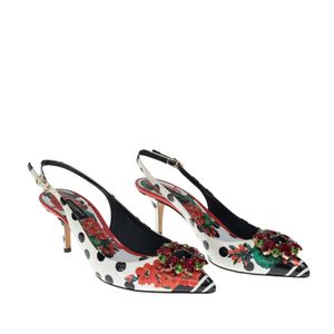 Scarpin Dolce & Gabbana Verniz Poá e Floral
