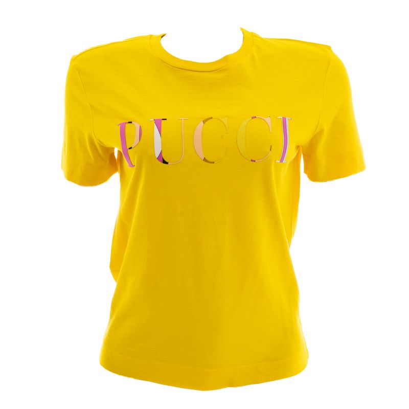 Camiseta-Emilio-Pucci-Logo-Amarela