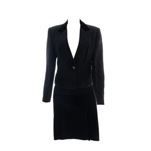 Conjunto Dolce & Gabbana Saia Blazer Preto