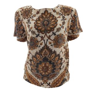 Blusa Mixed Seda Estampada