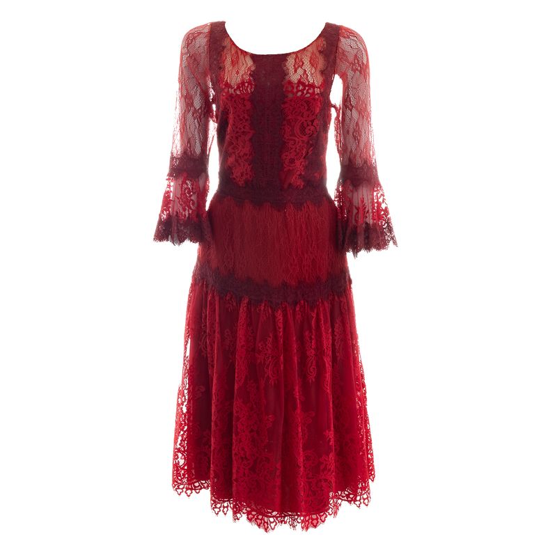 Vestido-Marchesa-Notte-Midi-Renda-Vermelho