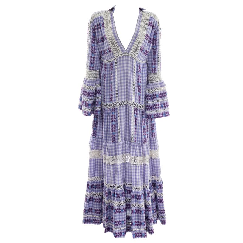 Vestido-Dodo-Bar-Or-Longo-Xadrez-Lilas