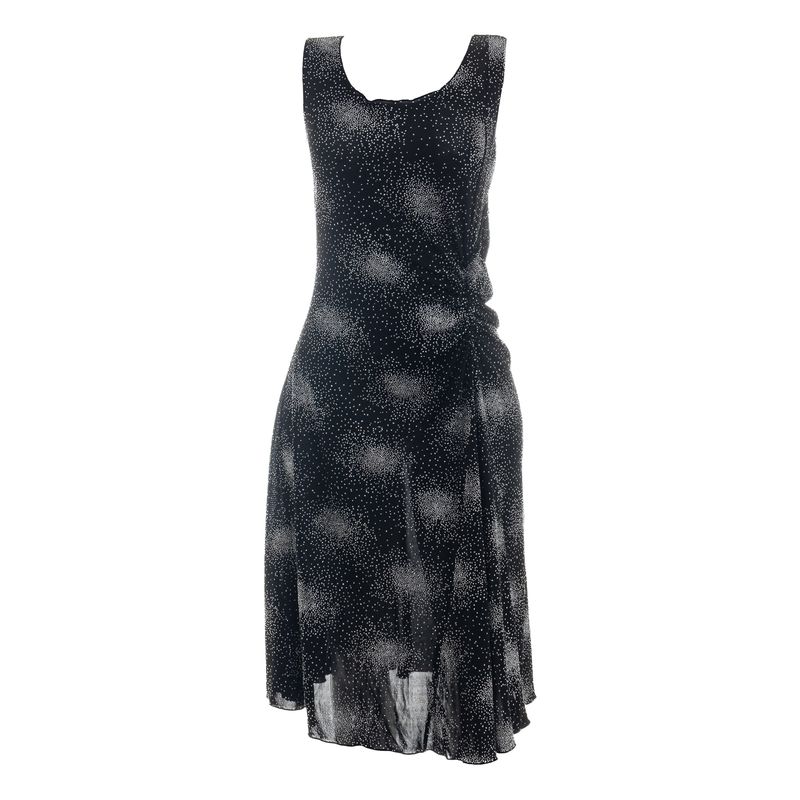 Vestido-Armani-Collezioni-Preto-com-Brilho