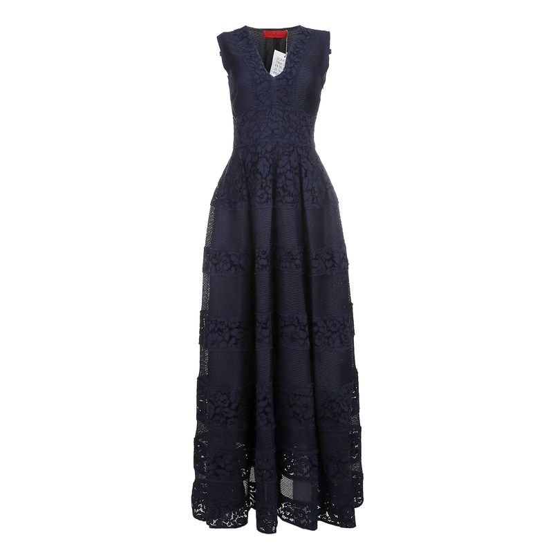 Vestido-Carolina-Herrera-Renda-Azul-