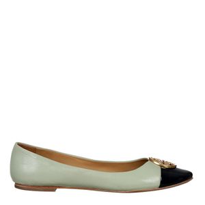 Sapatilha Tory Burch Couro e Verniz Bicolor