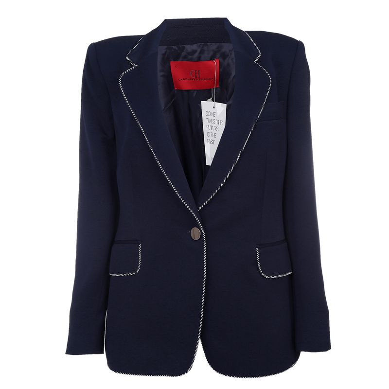Blazer-Carolina-Herrera-Azul-Marinho-e-Branco-