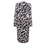 Conjunto-Diane-Von-Furstenberg-Estampado-Azul-Marinho-