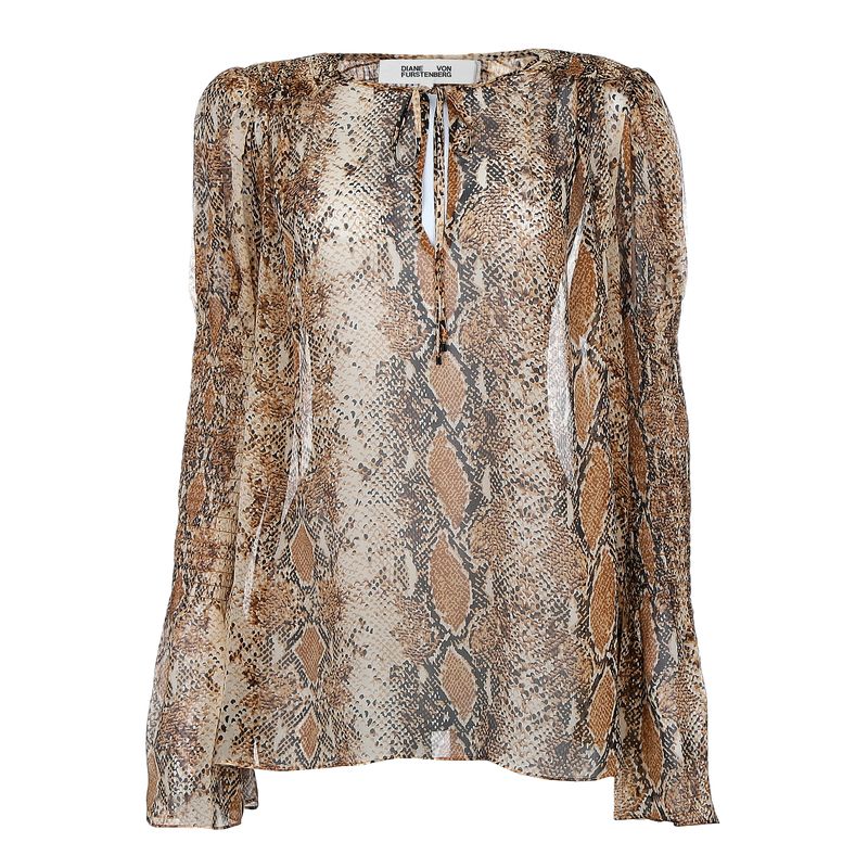 Blusa-Diane-Von-Furstenberg-Estampa-Python
