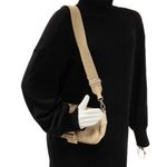 Bolsa-Prada-Pocket-Couro-Escovado-e-Nylon-Bege