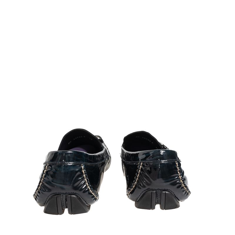 Mocassim-Salvatore-Ferragamo-Gancini-Verniz-Azul