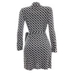 Vestido-Diane-von-Furstenberg-Estampado-Preto-e-Branco