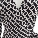 Vestido-Diane-von-Furstenberg-Estampado-Preto-e-Branco