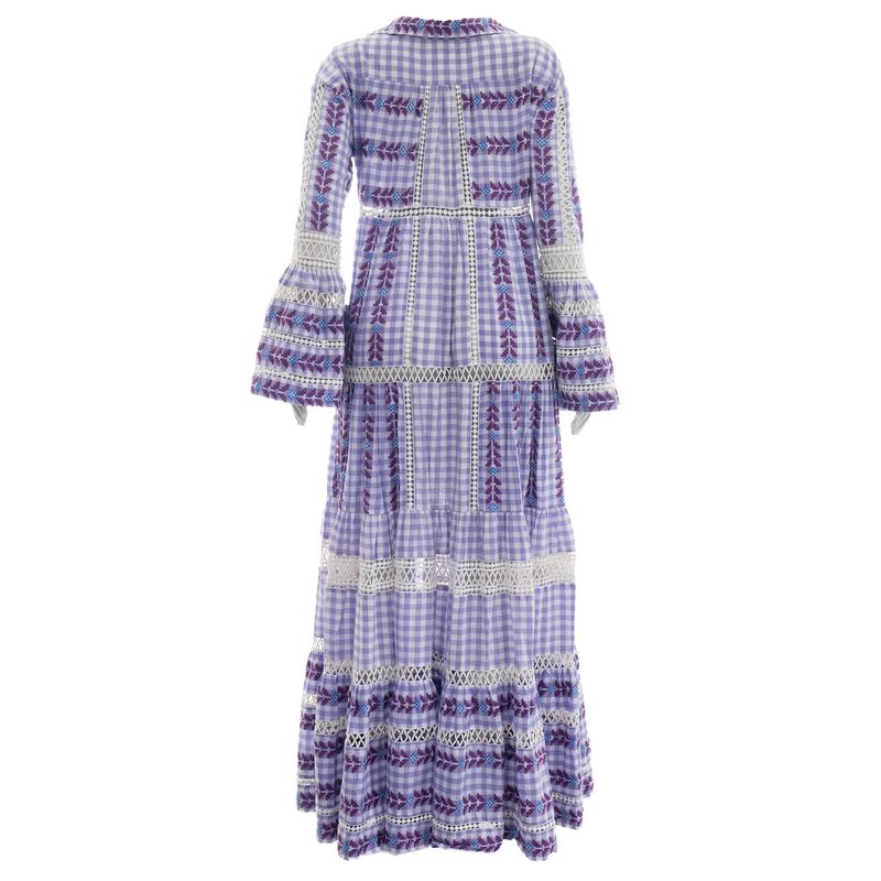 Vestido-Dodo-Bar-Or-Longo-Xadrez-Lilas