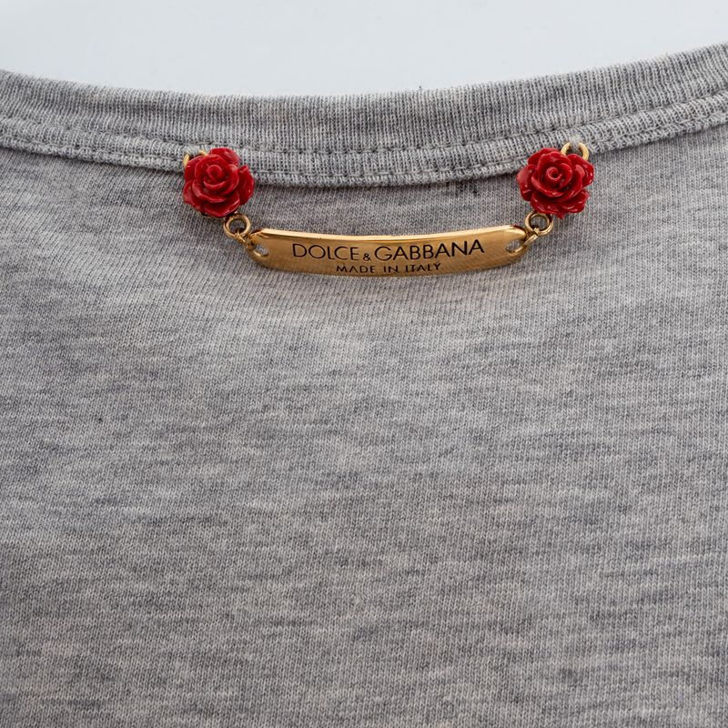 Camiseta-Dolce---Gabbana-Regata-Millenials-Cinza