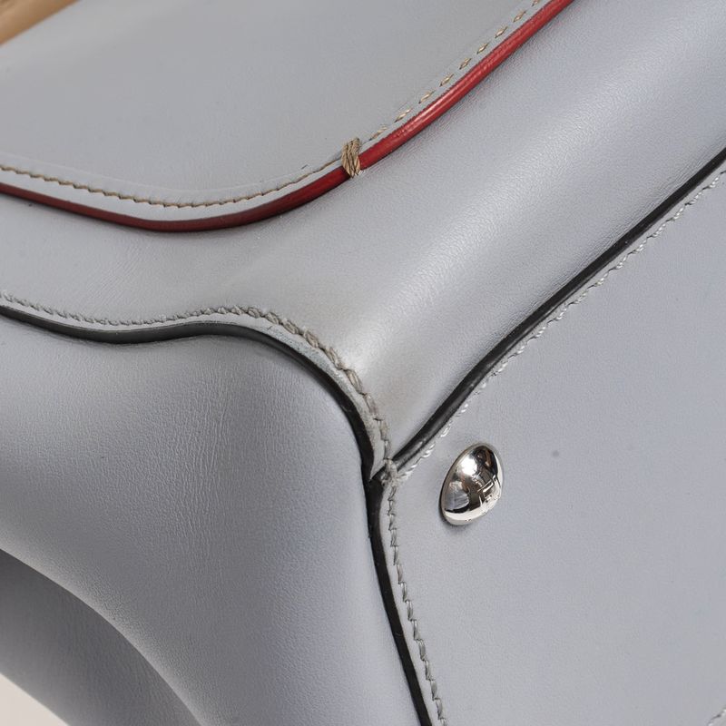 Bolsa-Fendi-By-The-Way-Media-Couro-Cinza-
