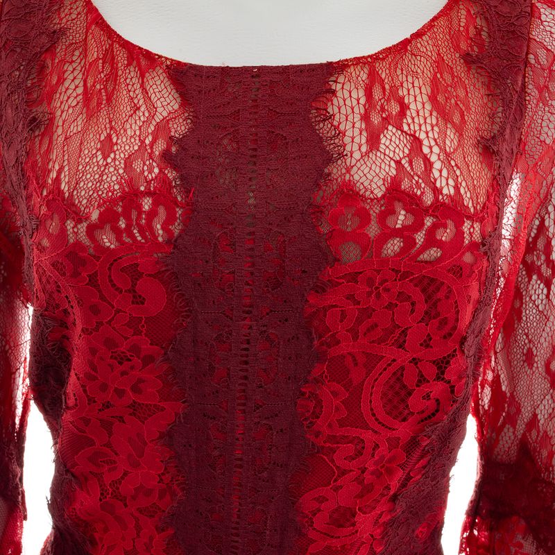 Vestido-Marchesa-Notte-Midi-Renda-Vermelho