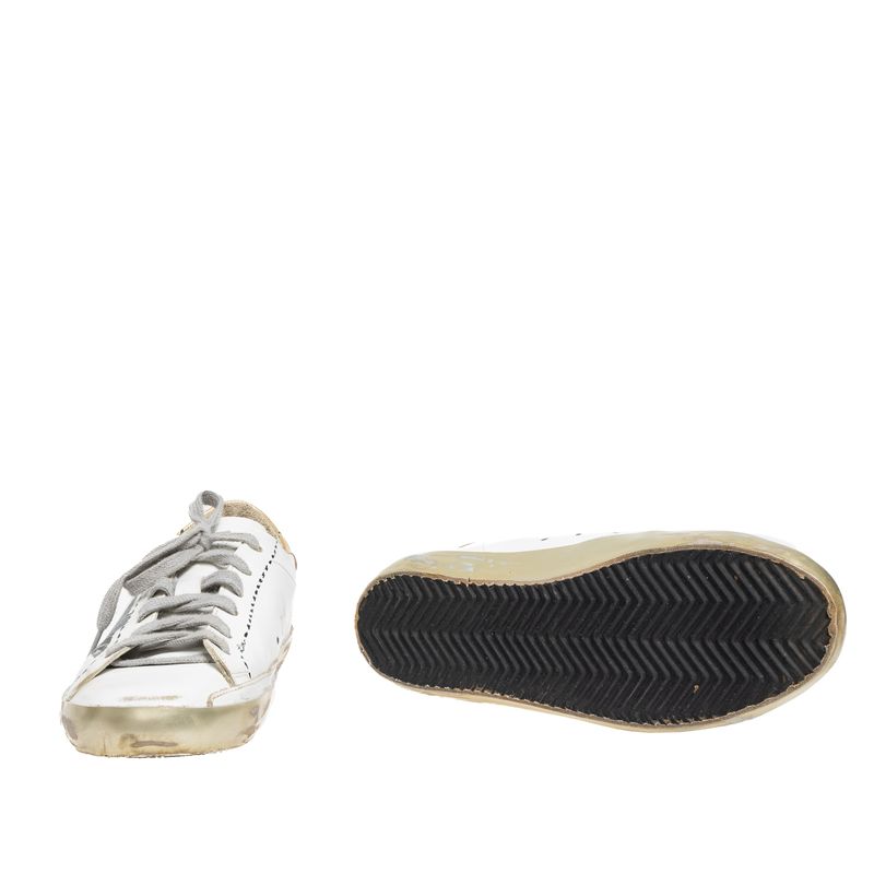 Tenis-Golden-Goose-Super-Star-Branco-e-Preto