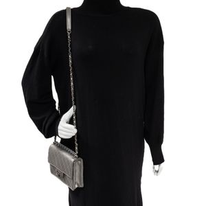 Bolsa Chanel Esferas Mini Transversal Prateada