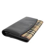 Carteira-Burberry-Porter-Continental-House-Check-Preta
