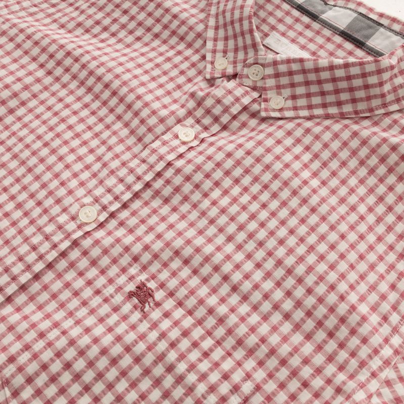 Camisa-Burberry-Infantil-Manga-Curta-Xadrez