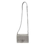 Bolsa-Chanel-Esferas-Mini-Transversal-Prateada