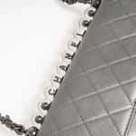 Bolsa-Chanel-Esferas-Mini-Transversal-Prateada