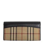 Carteira-Burberry-Porter-Continental-House-Check-Preta