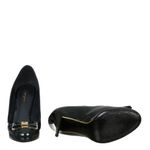 Pump-Louis-Vuitton-Verniz-Verde-e-Preto-