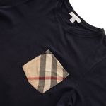 Camiseta-Burberry-Infantil-Bolso-Marinho