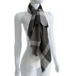 Lenco-Burberry-Xadrez-Preto-Cinza-e-Branco-