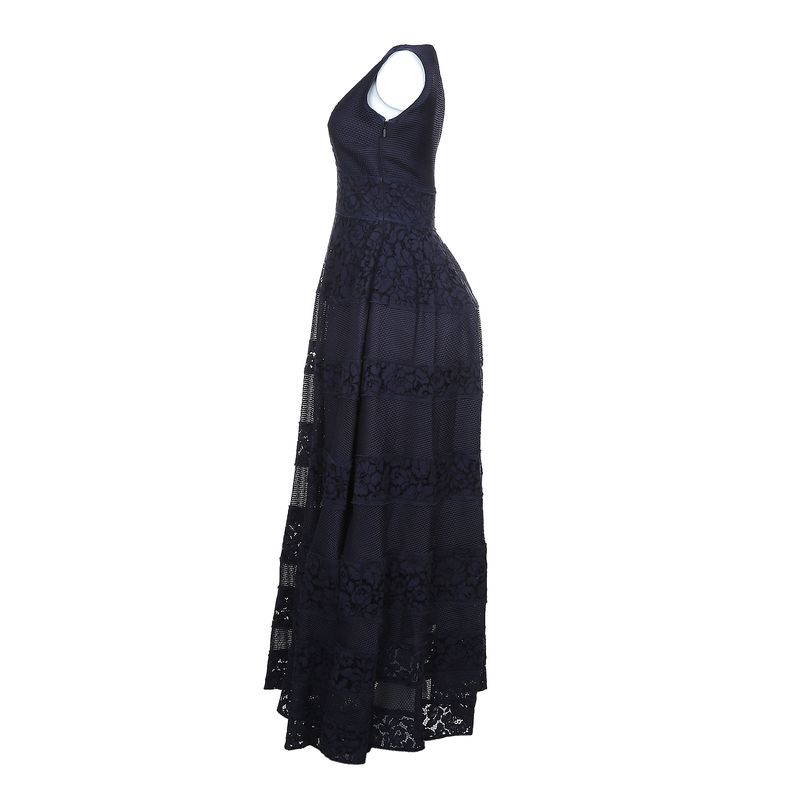 Vestido-Carolina-Herrera-Renda-Azul-