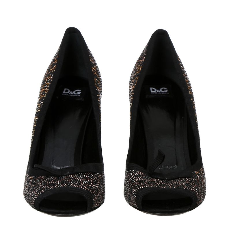 Peep-Toe-Dolce---Gabbana-Brilho-Colorido-