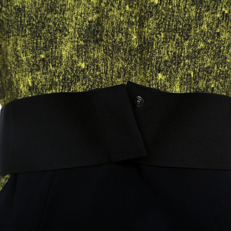 Vestido-Sportmax-Amarelo-e-Preto-