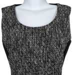 Vestido-Max-Mara-Tweed-Preto-e-Branco-