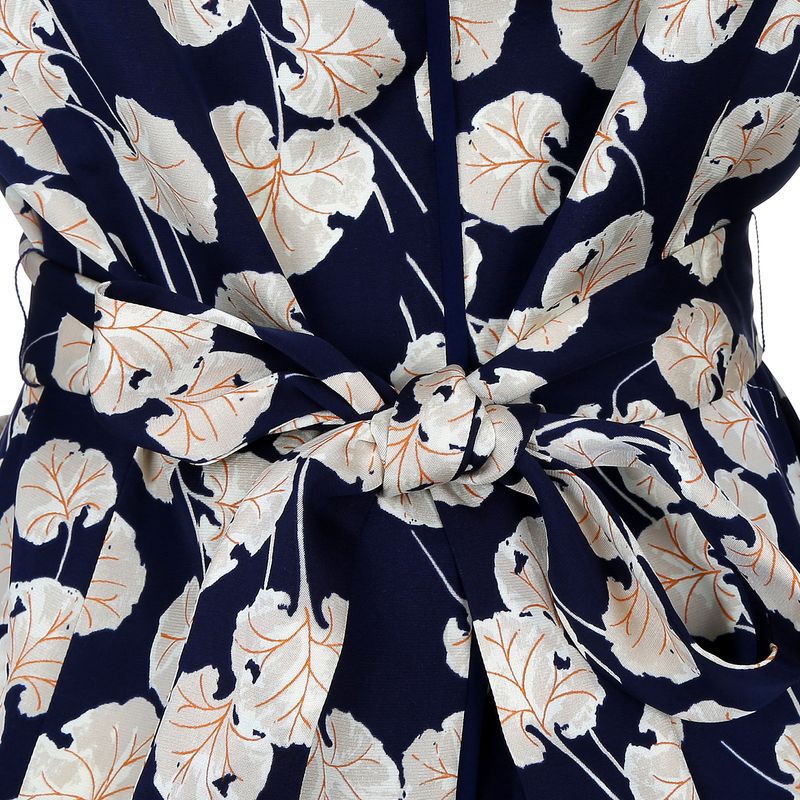 Conjunto-Diane-Von-Furstenberg-Estampado-Azul-Marinho-