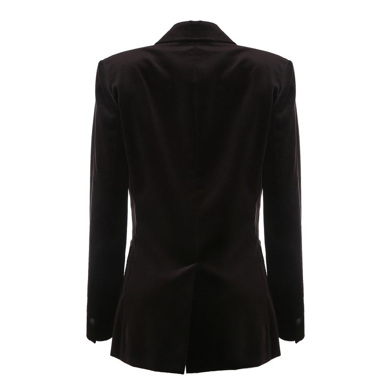 Blazer-Dolce---Gabbana-Veludo-Marrom-