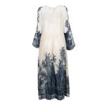 Vestido-Max-Mara-Estampado-Bege-e-Azul-