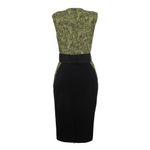 Vestido-Sportmax-Amarelo-e-Preto-