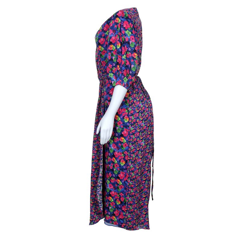 Vestido-Cris-Barros-Estampado-Floral-Colorido-