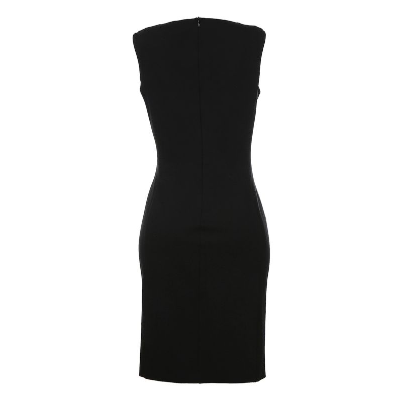 Vestido-Max-Mara-Tweed-Preto-e-Branco-