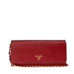 Carteira-Prada-Com-Alca-Saffiano-Vermelho-