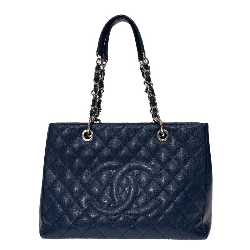 Bolsa-Chanel-Shopper-Caviar-Azul