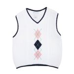Colete-Janie-and-Jack-Infantil-Branco-Marinho-e-Rosa