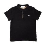 Polo-Burberry-Infantil-Preta