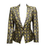 Blazer-Ted-Baker-Jacquard-Amarelo-e-Cinza