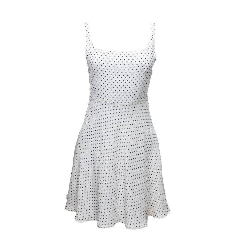 Vestido-Courreges-Seda-Logo-Branco