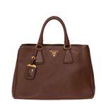 Bolsa-Prada-Tote-Couro-Marrom-