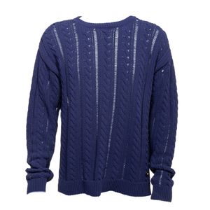 Suéter Versace Tricô Azul
