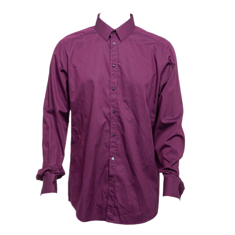 Camisa-Dolce---Gabbana-Algodao-Listrada-Roxa-e-Preta